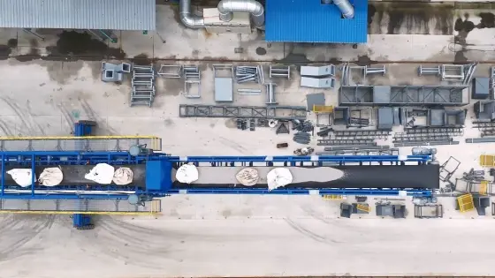 Cargador Móvil para Barcos, Cargador Telescópico Radial para Barcos, Conveyor pa