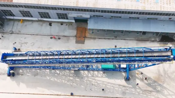 Conveyor para Cargadores, Experto Multifuncional en Manejo de Materiales Portuar